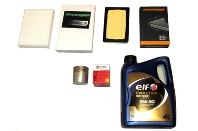 Комплект фільтрів олія toyota aygo ii 1.0 фото №1