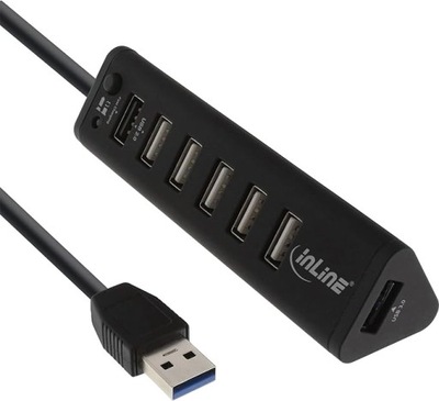Hub USB 3.0 InLine 66763 7 PORTÓW 13A202