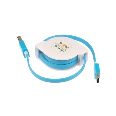 Kabel USB A - USB Typ C, zwijany, 1m