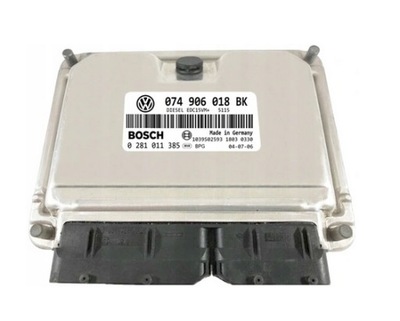 КОМПЬЮТЕР ECU VW LT 2.5 074906018BK 0281011385 IMMO OFF