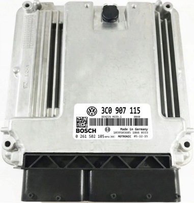 COMPUTADOR ECU VW PASSAT 3C0907115 0261S02105 + PIN  