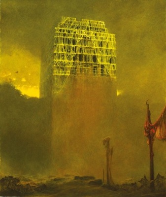 Zdzisław Beksiński, plakat, 71 × 60 cm