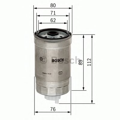 Filtr paliwa Bosch 1457434291