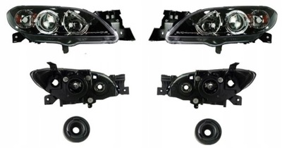 Фара лампа mazda 3 bk 03-09 sdn l+p tyc фото №1