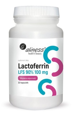 Aliness Lactoferrin LFS 100 mg 30 kaps LAKTOFERYNA