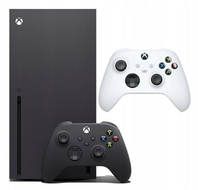 Konsola Microsoft Xbox Series X RRT-00010 1TB Czarna + Czarny i Biały Pad
