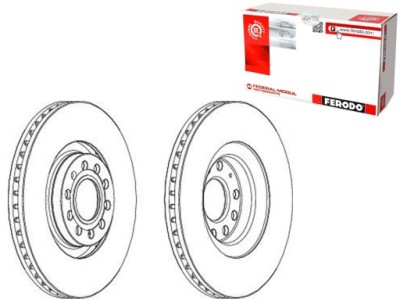 Тормозные диски тормозные 2szt. audi a4 a6 allroad seat exe фото №1