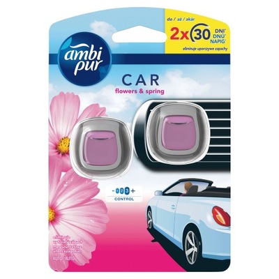 AMBI PUR CAR FLOWERS ODŚWIEŻACZ POWIETRZA DUO