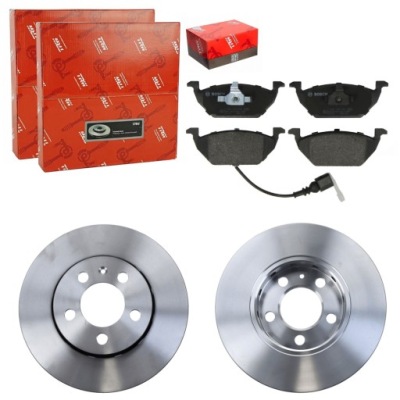 Trw dtec гальмівні диски+ гальмівні колодки перед seat ibiza iii iv фото №1