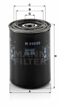 FILTRO ACEITES W 816/80  