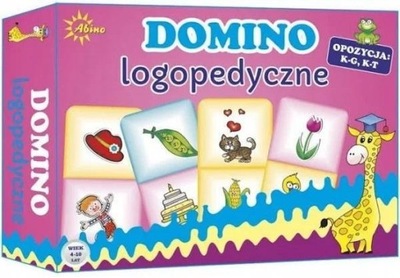 DOMINO LOGOPEDYCZNE K-G, K-T ABINO