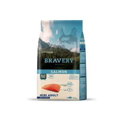 BRAVERY ADULT SMALL ŁOSOŚ 2 KG