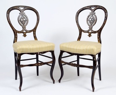 Para krzeseł w typie Napoleona III