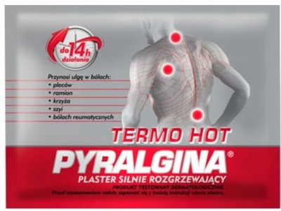 Pyralgina Termo Hot plaster silnie rozgrzewający