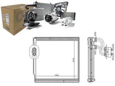 VAPORIZADOR DE ACONDICIONADOR HYUNDAI ELANTRA V I30 KIA CEED CERATO 3 PRO  