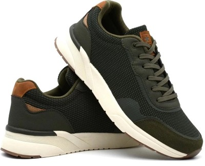 Sportowe buty męskie NEWS 24MN20-6940 - khaki 44