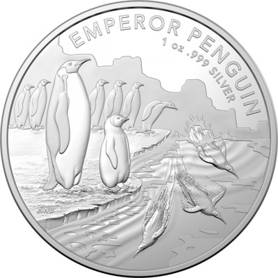 Australia 2023 - Antarctic Territory - Emperor Penguin Ag999 1oz BU