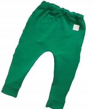 Spodnie baggy zielone rozmiar 98