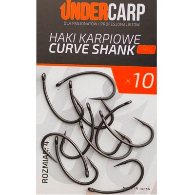 Haki Karpiowe Curve Shank 2 PRO UNDERCARP