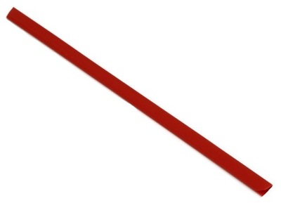 Listwy grzbiety wsuwane 6mm 50szt czerwone