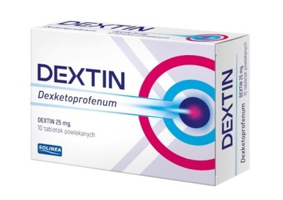 Dextin 25mg, 10 tabletek