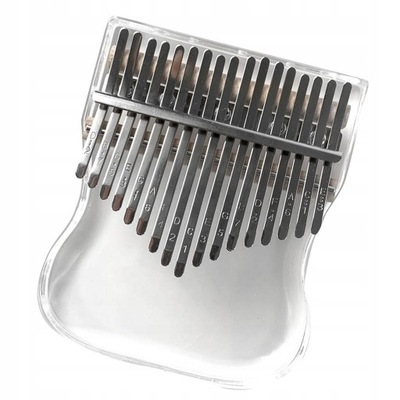 Kalimba 17 Key Thumb Piano Akrylowa Clear Mbira z