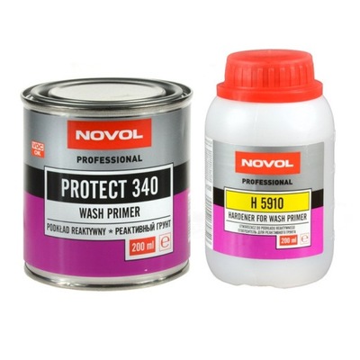 NOVOL PROTECT 340 PODKŁAD REAKTYWNY 200ML +200ML КОМПЛЕКТ