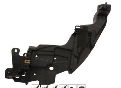 Крепление бампера левый renault megane iii 11/08- фото №1