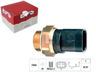 Вимикач вентилятора радіатора fiat eps фото №1