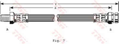 CABLE DE FRENADO FLEXIBLES FIAT LANCIA  