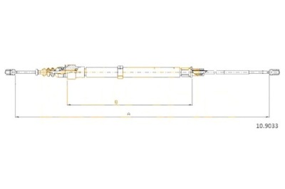 Cofle трос гальма ручного skoda фото №1
