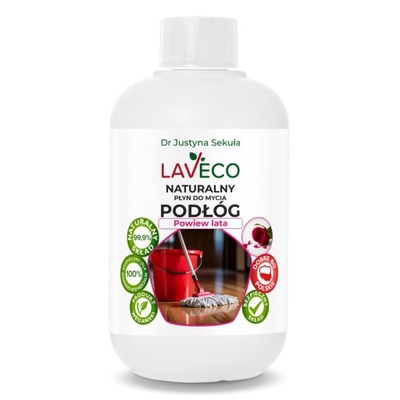 LAVECO Naturalny płyn do mycia podłóg – powiew lat