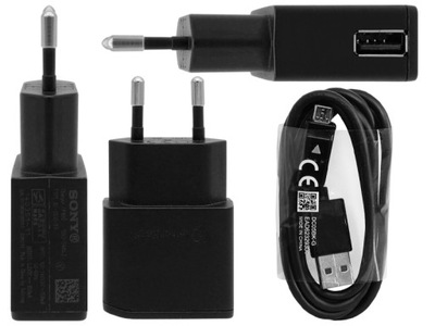 ORYGINALNA ŁADOWARKA SIECIOWA SONY EP800 5V 0,85A + KABEL MICRO USB