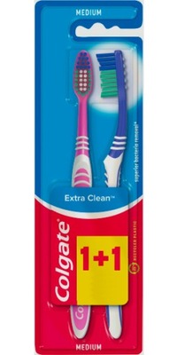 COLGATE szczoteczka do zębów EXTRA CLEAN 2 PACK