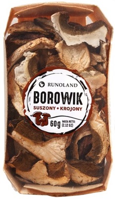 BOROWIKI Polskie grzyby suszone i krojone 60 g