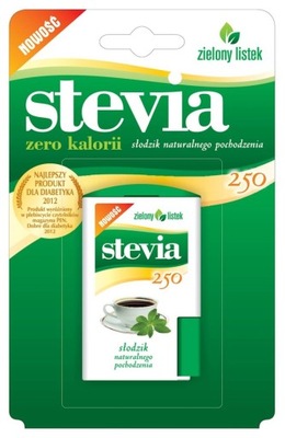 Zielony listek Stevia słodzik w tabletkach 250 tabletek 13g