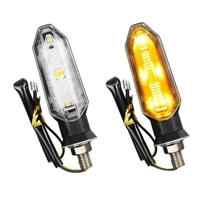 2 sztuk uniwersalny LED kierunkowskaz motocykla ty