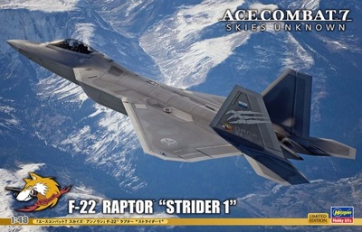 Hasegawa SP558 Ace Combat 7 Skies Unknown F-22 Rap