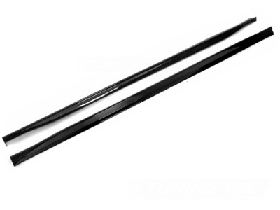 Пороги накладки пороговые sport style глянцевый black do vw golf 8 vii 19-24 фото №1