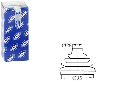 Sasic 2933003 набір захист, система кермовий фото №1