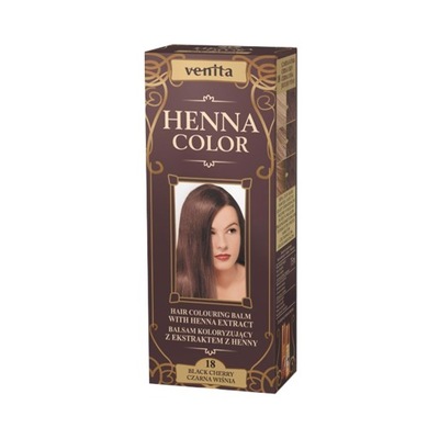 Venita Henna color balsam ziołowy kolor 18 czarna