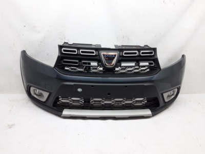 Dacia sandero ii stepway 2016- бампер передній tekna lift фото №1