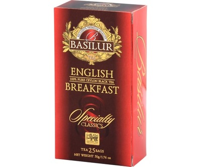 Herbata czarna cejlońska Basilur English Breakfast - 25x2 g