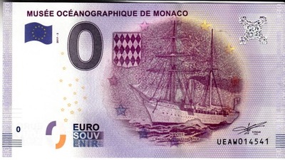 Banknot 0-euro-Francja 2017-2 Musee Oceano Monaco