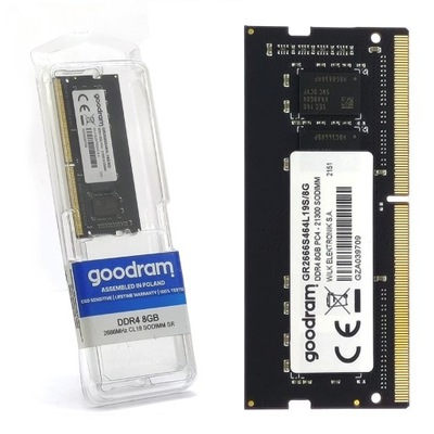 Pamięć GOODRAM DDR4 | SODIMM 2666MHz | 8GB