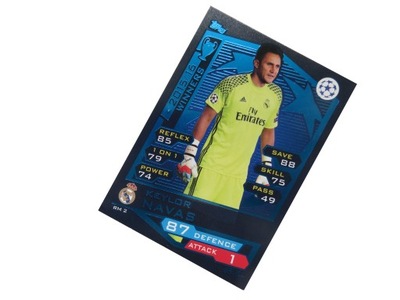 TOPPS MATCH ATTAX CHAMPIONS LEAGUE 2017 WINNERS 2015/16 NAVAS REAL RM 2