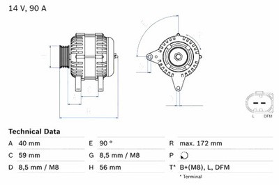 BOSCH ГЕНЕРАТОР SKODA FABIA I FABIA I PRAKTIK FABIA II OCTAVIA I