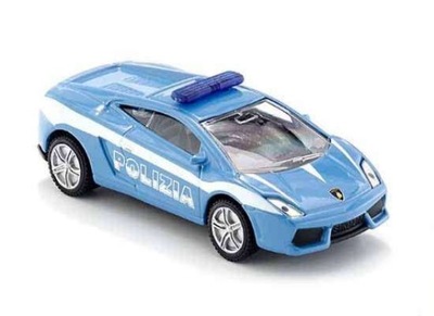 SIKU 1405 Lamborghini Gallardo Policja radiowóz pojazd osobowy samochód