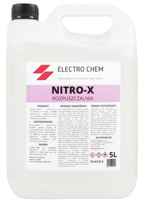 Rozpuszczalnik Nitro X Electro Chem 5L