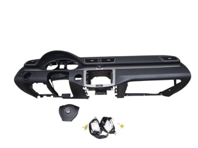 Vw passat b7 консоль панель приладів приладова + подушка подушка безпеки + ремені оригінал фото №1